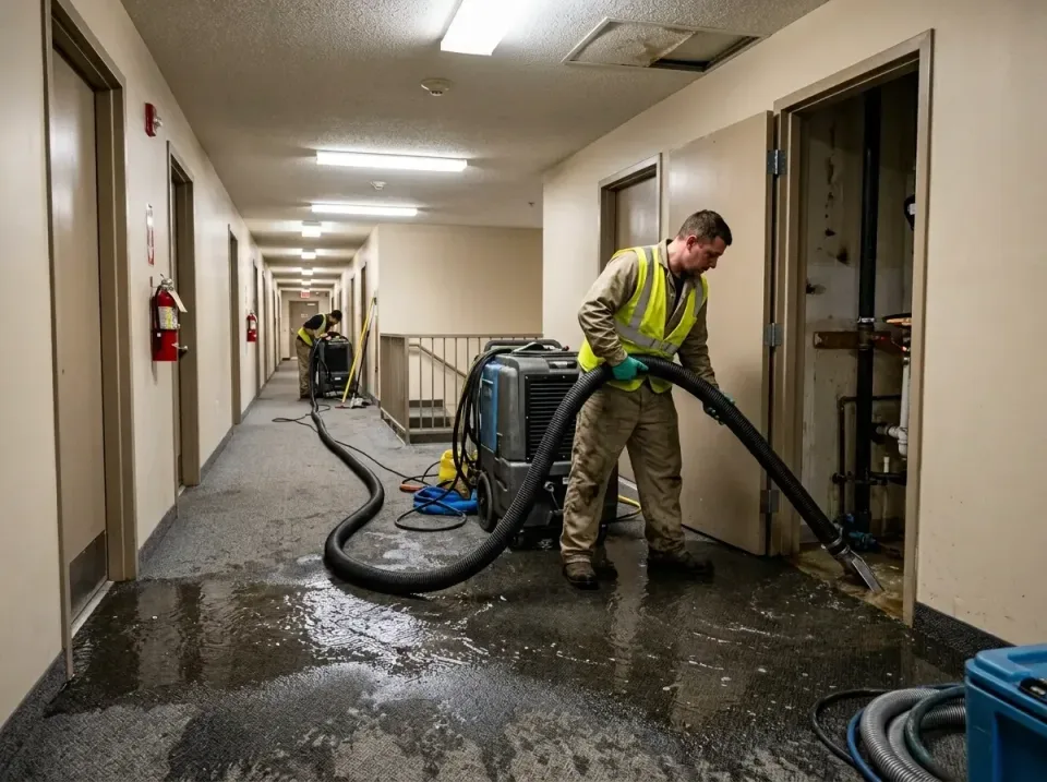 multi-unit-apartment-hallway-f-005 — frequently asked questions, Emergency Burst Pipe Water Extraction & Removal in Kannapol…
